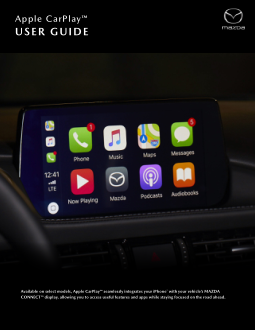 2021 Mazda Apple Carplay User Guide Free Download