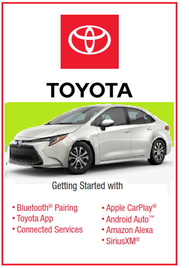 2021 Toyota Corolla Hybrid Audio Multimedia And Connected Services Guide Free Download