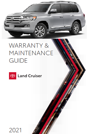 2021 Toyota Land Cruiser Warranty And Maintenance Guide Free Download