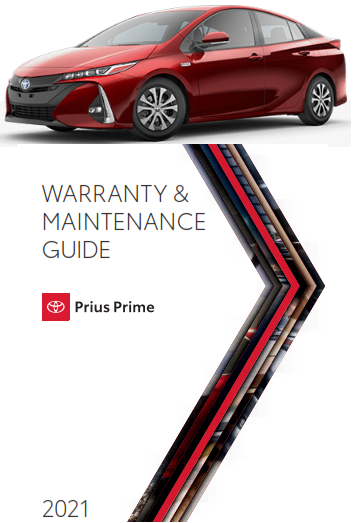 2021 Toyota Prius Prime Warranty And Maintenance Guide Free Download