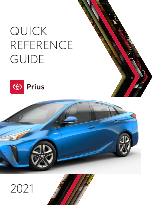 2021 Toyota Prius Quick Reference Guide Free Download