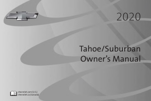 Chevrolet Tahoe Suburban [2020] Owners Manual Free Download