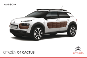 Citroen 2015 Citroen c4 Cactus Owners Manual Free Download