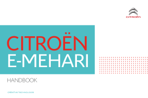 Citroen 2016 Citroen e-mehari Owners Manual Free Download