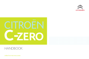 Citroen 2017 Citroen c-zero Owners Manual Free Download