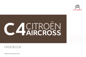 Citroen 2017 Citroen c4 Aircross Owners Manual Free Download