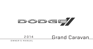 Dodge 2014 Dodge Grand Caravan Owners Manual Free Download
