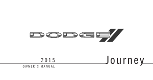 Dodge 2015 Dodge Durango Owners Manual Free Download