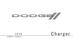 Dodge 2018 Dodge Charger Owners Manual Free Download