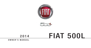 Fiat 2014 Fiat 500l Owners Manual Free Download