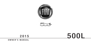 Fiat 2015 Fiat 500l Owners Manual Free Download