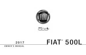 Fiat 500L [2017] Owners Manual Free Download