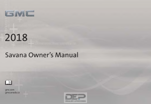 Gmc Savana [2018] Owners Manual Free Download