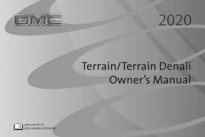 Gmc Terrain [2020] Owners Manual Free Download