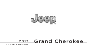 Jeep Grand Cherokee [2017] Owners Manual Free Download