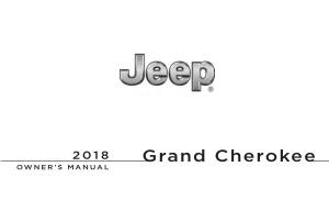 Jeep Grand Cherokee [2018] Owners Manual Free Download
