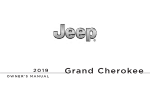 Jeep Grand Cherokee Owners Manual [2019] Free Download