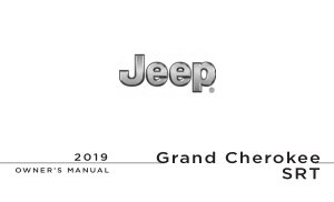 Jeep Grand Cherokee Srt [2019] Owners Manual Free Download