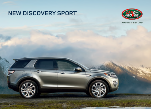 Land Rover New Discovery Sport Car [2015] Owners Manual