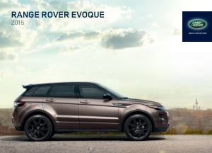 Land Rover Range Rover Evoque [2015]  Brochure Free Download