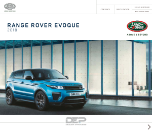 Land Rover Range Rover Evoque [2018] Owners Manual