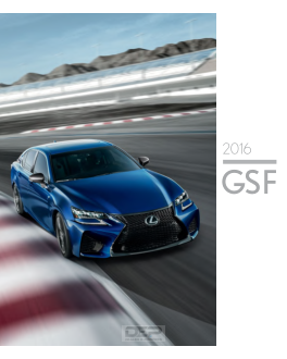 Lexus Gsf [2016] Owners Manual Free Download