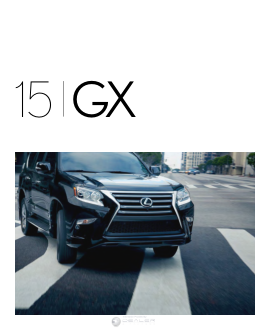 Lexus Gx Car [2015] Owners Manual