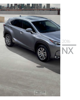 Lexus NX 200t [2016] Owners Manual Free Download