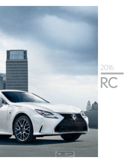 Lexus RC 200t [2016] Owners Manual Free Download
