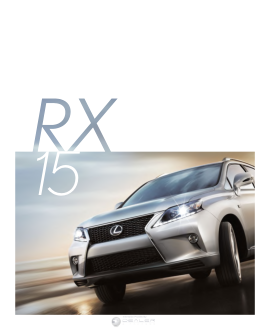 Lexus Rx [2015] Owners Manual Free Download
