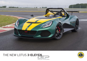 Lotus 3-Eleven [2017] Owners Manual Free Download