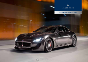 Maserati Granturismo Range [2014] Owner Manual Free Download