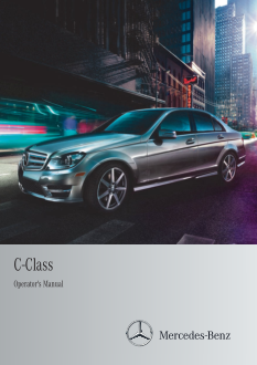 Mercedes 2012 Mercedes C Class Sedan Owners Manual Free Download