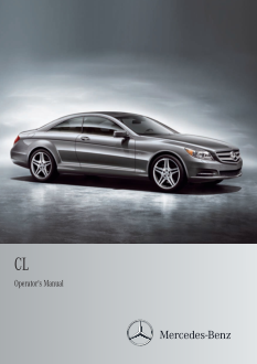 Mercedes Benz CL [2012] Owners Manual