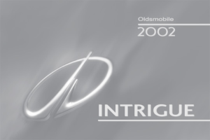 Oldsmobile Intrigue [2002] Owners Manual Free Download