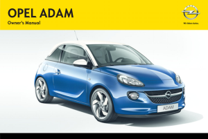 Opel 2014 Opel Adam Owners Manual Free Download