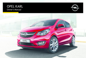 Opel Karl [2016] Owners Manual Free Download