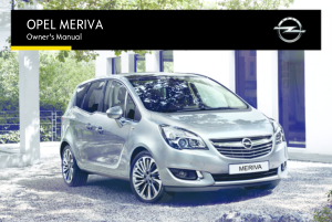 Opel Meriva [2015] Owners Manual Free Download