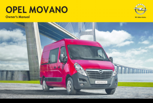 Opel Movano [2014] Owners Manual Free Download