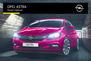 Opel New Astra [2016] Owners Manual Free Download