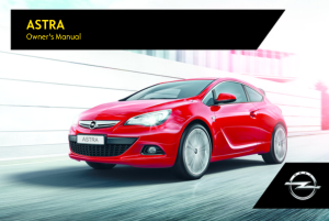 Opel New Gtc [2016] Owners Manual Free Download