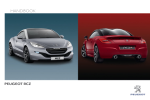 Peugeot 2015 Peugeot Rcz Owners Manual Free Download
