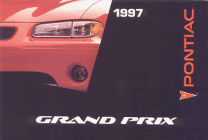 Pontiac 1997 Pontiac Grand Prix Owners Manual Free Download
