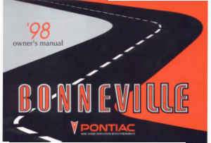 Pontiac 1998 Pontiac Bonneville Owners Manual Free Download