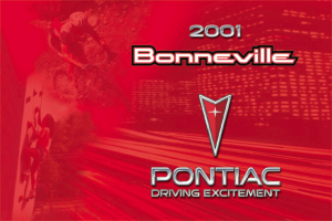 Pontiac Bonneville [2001] Owners Manual Free Download