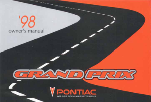 Pontiac Grand Prix [1998] Owners Manual Free Download