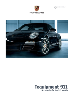 Porsche 911 Tequipment [2011] Owners Manual Free Download
