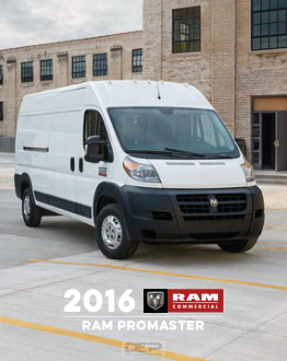 Ram Promaster Cargo [2016] Owners Manual Free Download
