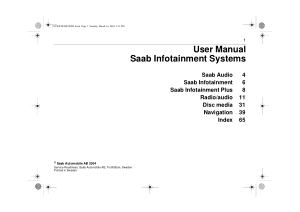 Saab 9-3 [2004] Information Owners Manual Free Download