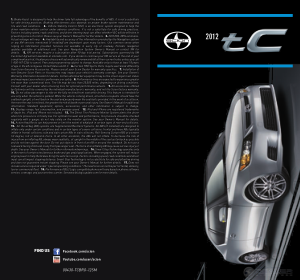 Scion 2012 Scion Tc Owners Manual Free Download